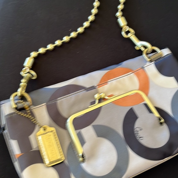 Satin Coach Clutch - Picture 10 of 11